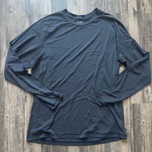 Hill City Men’s Black Long Sleeve Performance Shirt | Size L